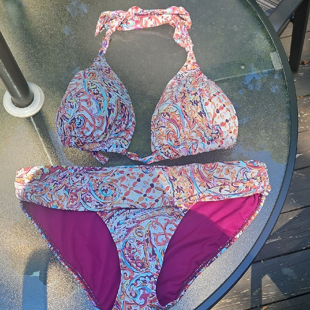 Ralph Lauren Multicolor Paisley Bikini